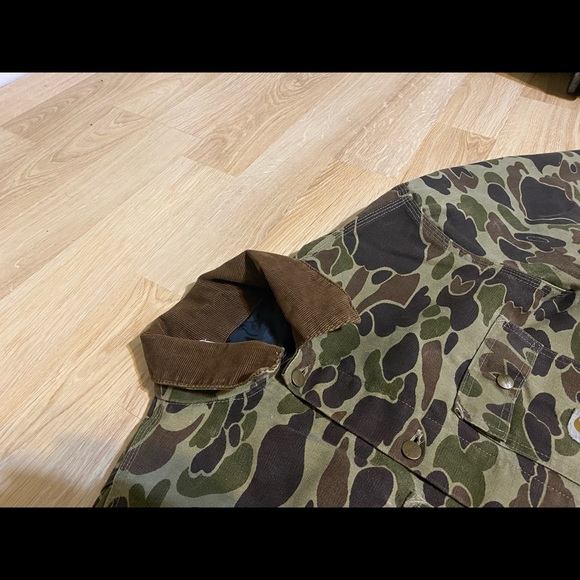 Vintage Camo Carhartt Hunting Jacket XL - Picture 5 of 11